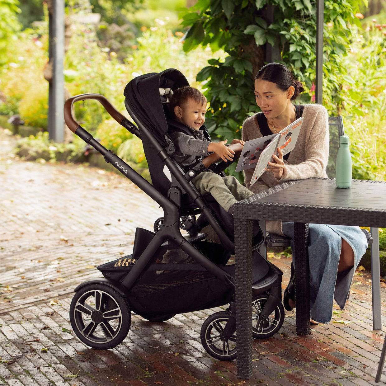 Nuna Demi Next Stroller + Rider Board - Biscotti