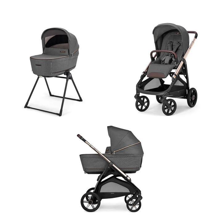 Inglesina Aptica Stroller & Bassinet+Stand - Velvet Gray