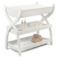 Baby Changing Table by Comfy Cubs - White Changing Table