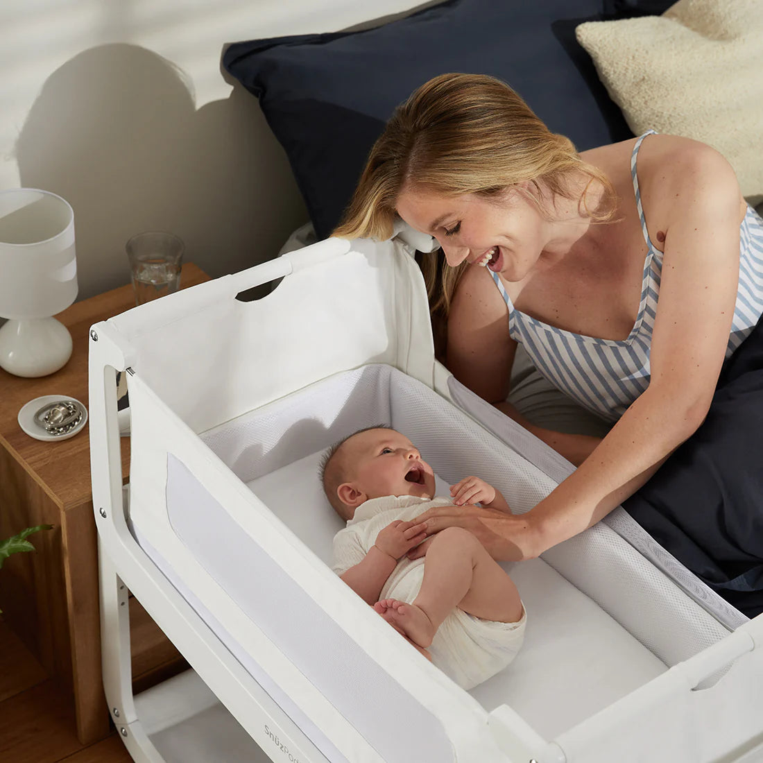 Snuz SnuzPod4 Bedside Crib - White