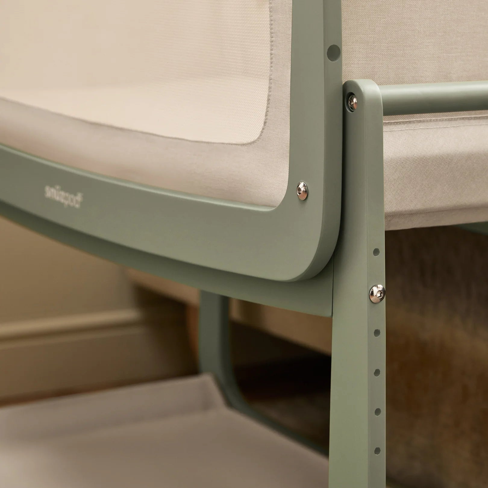 SnuzPod5 Bedside Crib - Sage