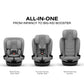 Cybex Callisto G 360 Select Rotating All-in-One Convertible Car Seat - Grey