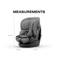 Cybex Callisto G 360 Select Rotating All-in-One Convertible Car Seat - Grey