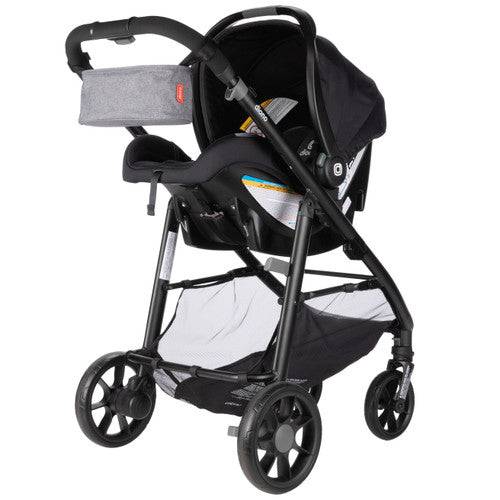 Diono Quantum 4 3-in-1 Travel System with LiteClik®30 R SafePlus® Infant Car Seat - Black Jet