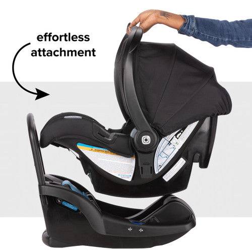 Diono Quantum 4 3-in-1 Travel System with LiteClik®30 R SafePlus® Infant Car Seat - Black Jet