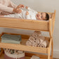 Baby Changing Table by Comfy Cubs - Natural Wood Changing Table