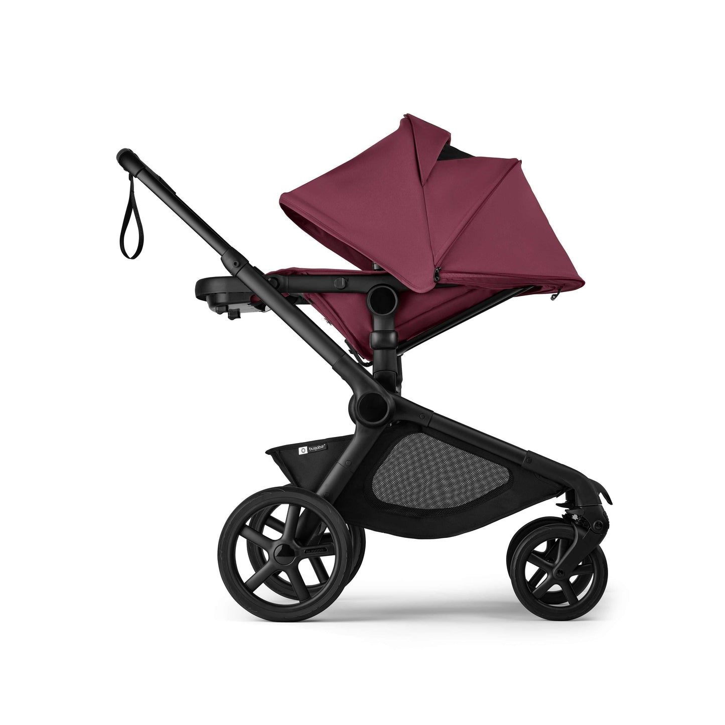 Bugaboo Kangaroo Complete - Black/Dark Cherry-Dark Cherry