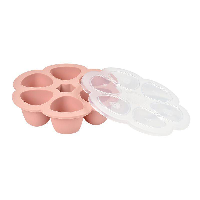 BEABA Multiportions™ 5oz Silicone Tray – Rose - Traveling Tikes 