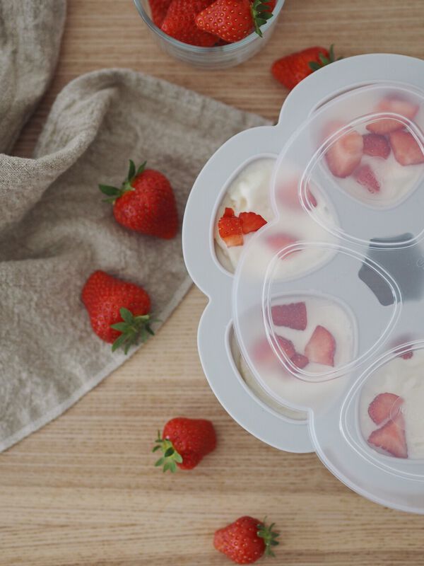 BEABA Multiportions™ 5oz Silicone Tray – Cloud.