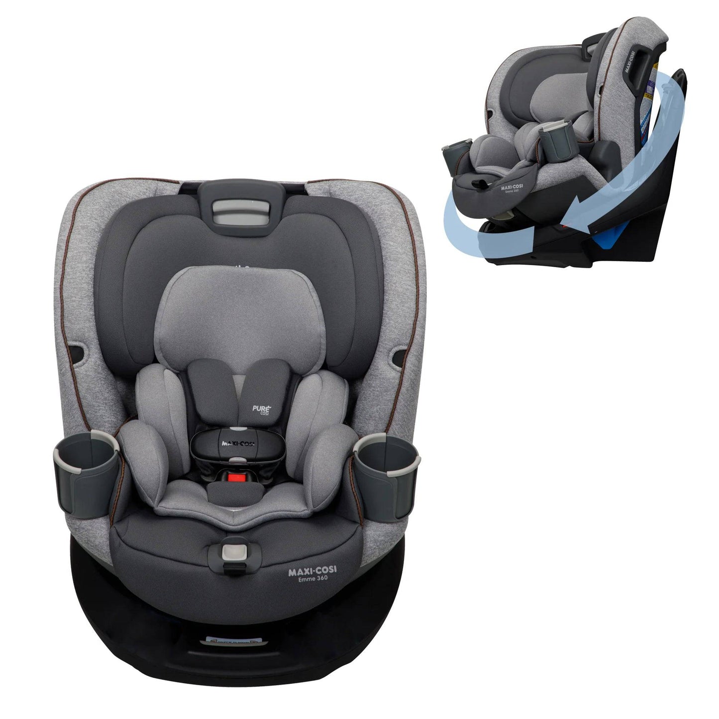 Maxi-Cosi Emme 360 Rotating All-in-One Convertible Car Seat - Urban Wonder - Traveling Tikes 