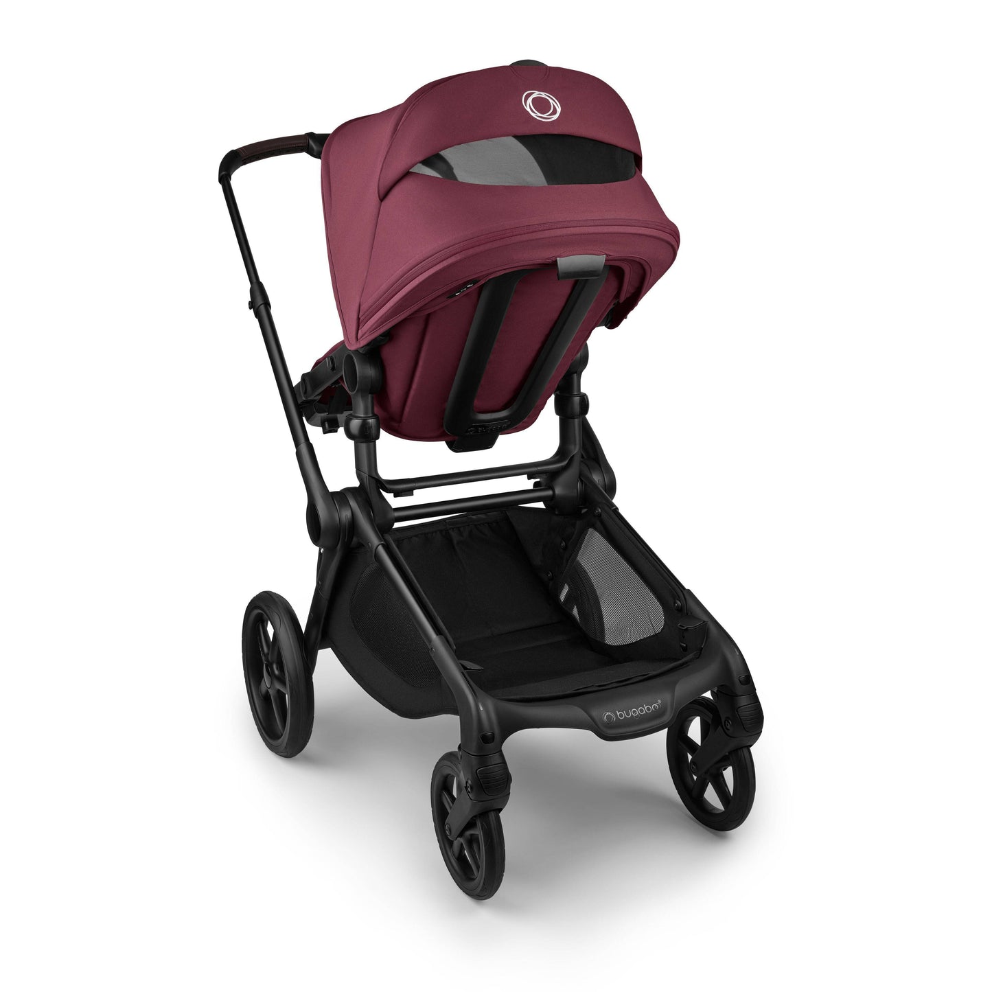 Bugaboo Kangaroo Complete - Black/Dark Cherry-Dark Cherry