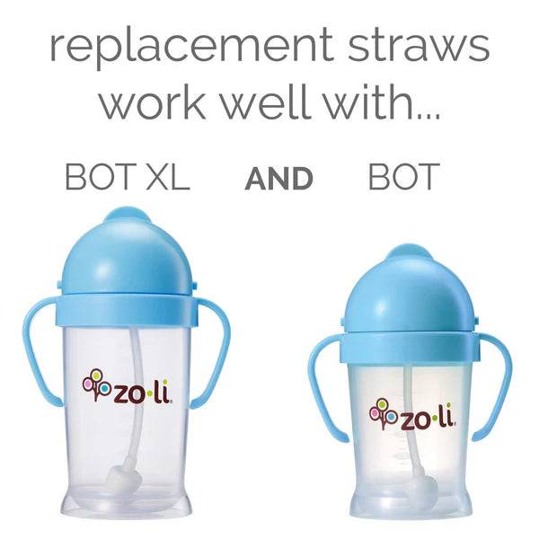 Zoli Bot Replacement Straws - 3 Pack - Traveling Tikes 