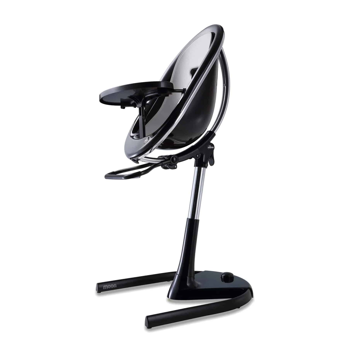 Mima Moon 2G High Chair - Black/Silver