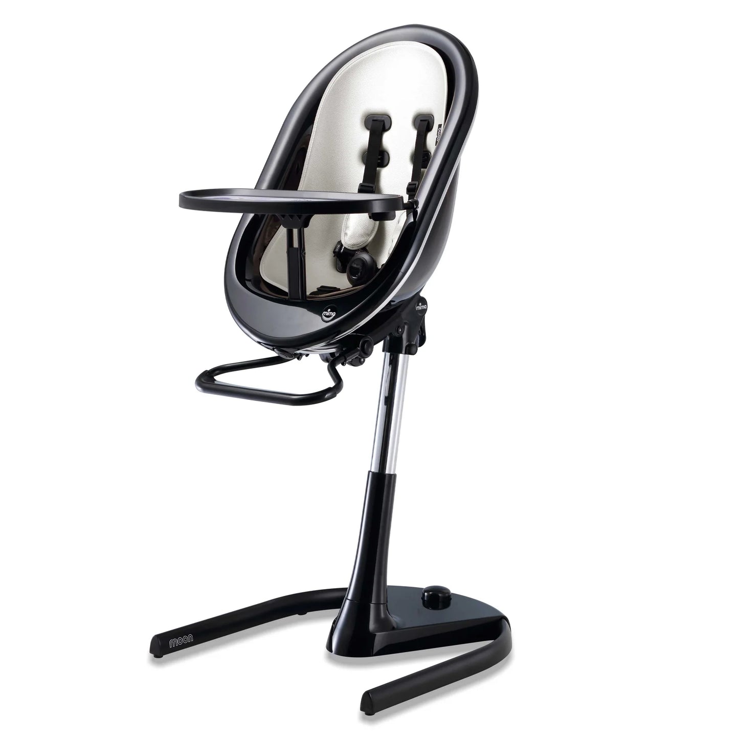Mima Moon 2G High Chair - Black/Snow White