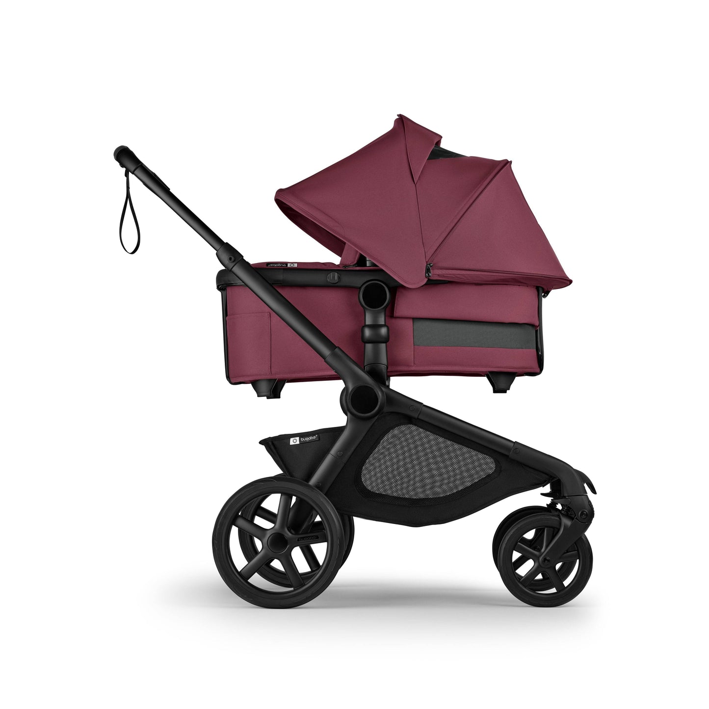 Bugaboo Kangaroo Complete - Black/Dark Cherry-Dark Cherry