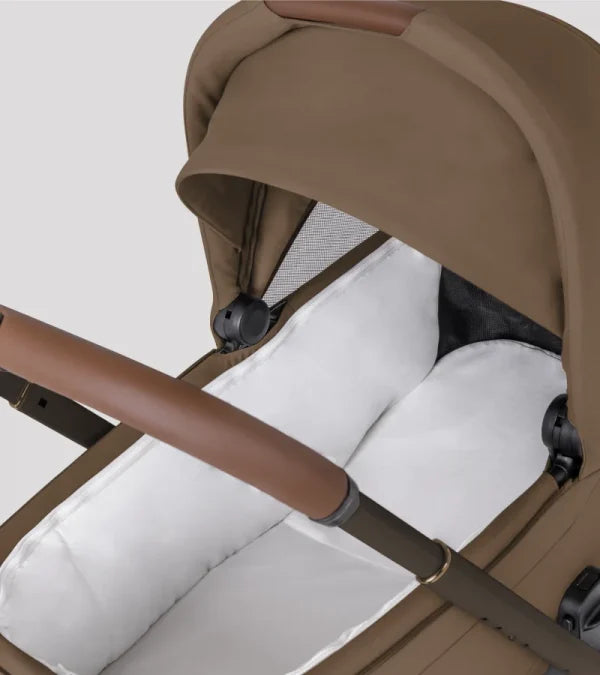 Silver Cross Breez Modular Stroller + Bassinet Bundle - Maple
