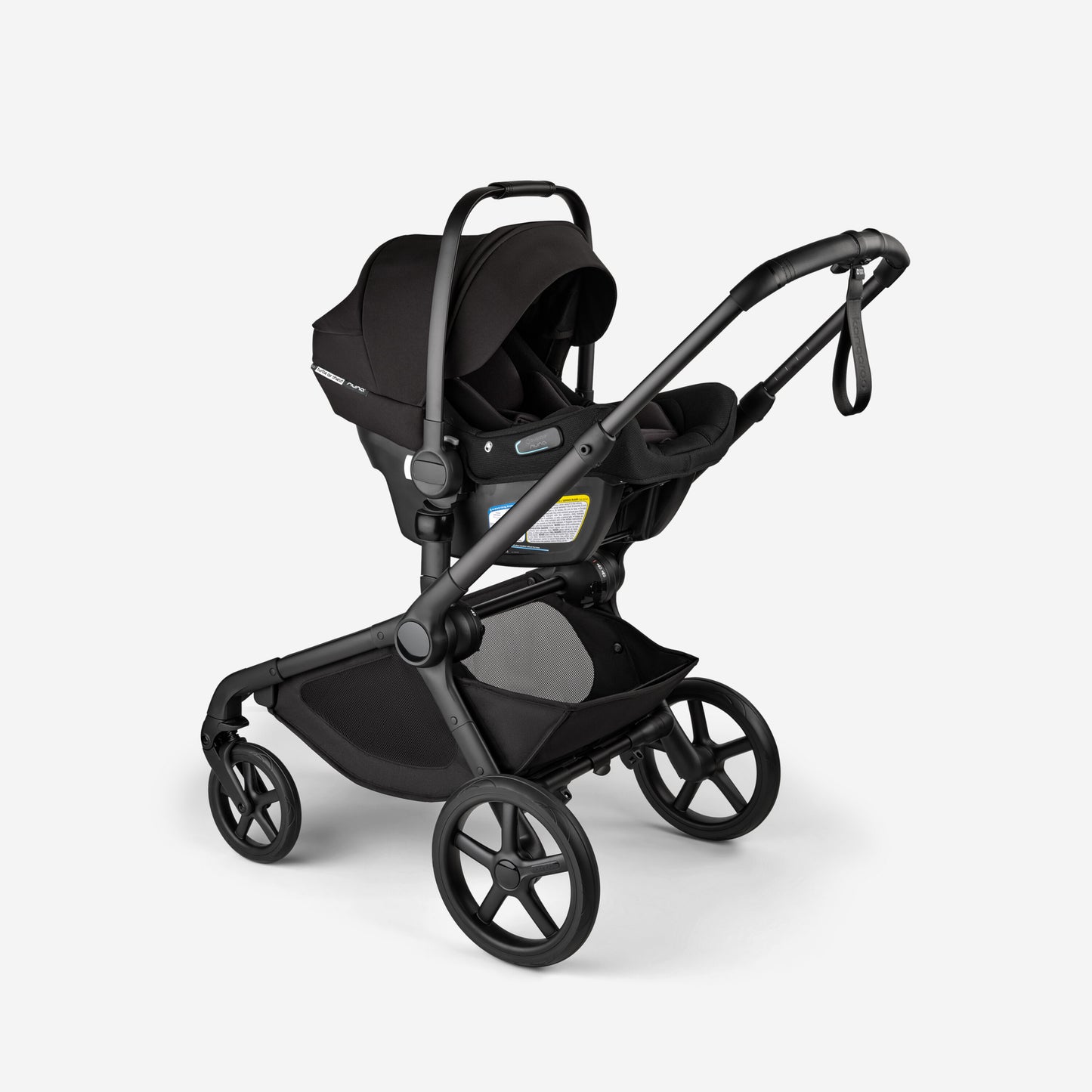 Bugaboo Kangaroo Complete - Black/Moon Grey-Moon Grey