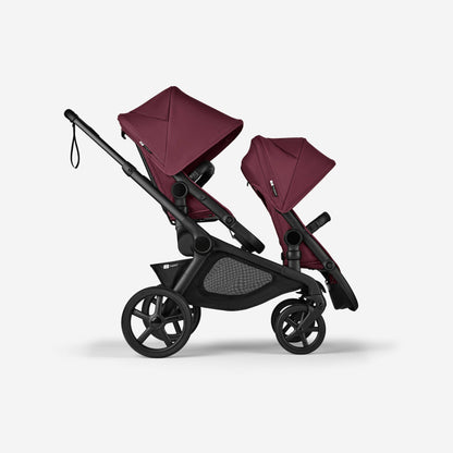 Bugaboo Kangaroo Tandem Complete - Black/Dark Cherry