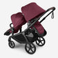 Bugaboo Kangaroo Tandem Complete - Black/Dark Cherry