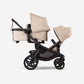 Bugaboo Kangaroo Tandem Complete - Black/Desert Taupe