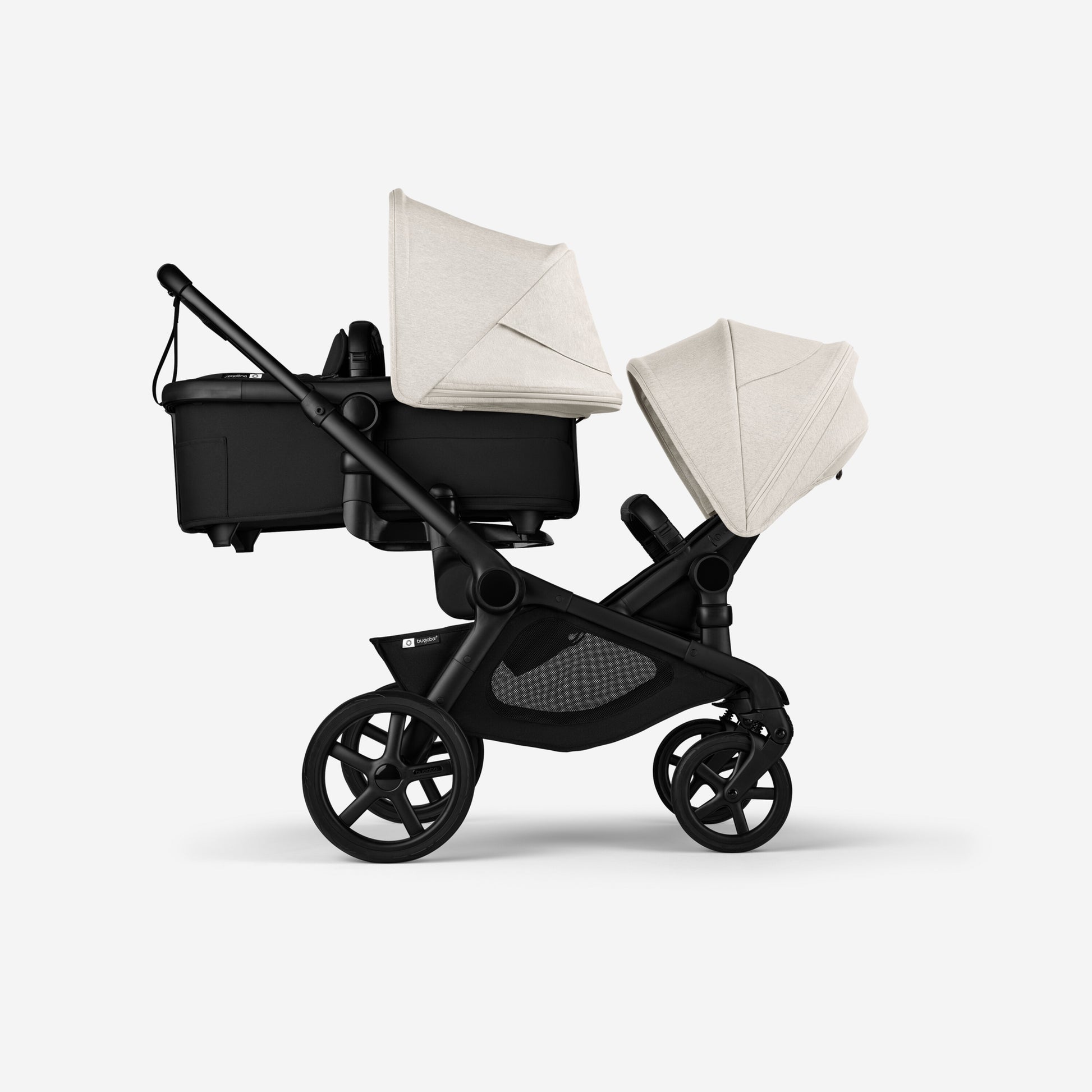 Bugaboo Kangaroo Tandem Complete - Black/Misty White