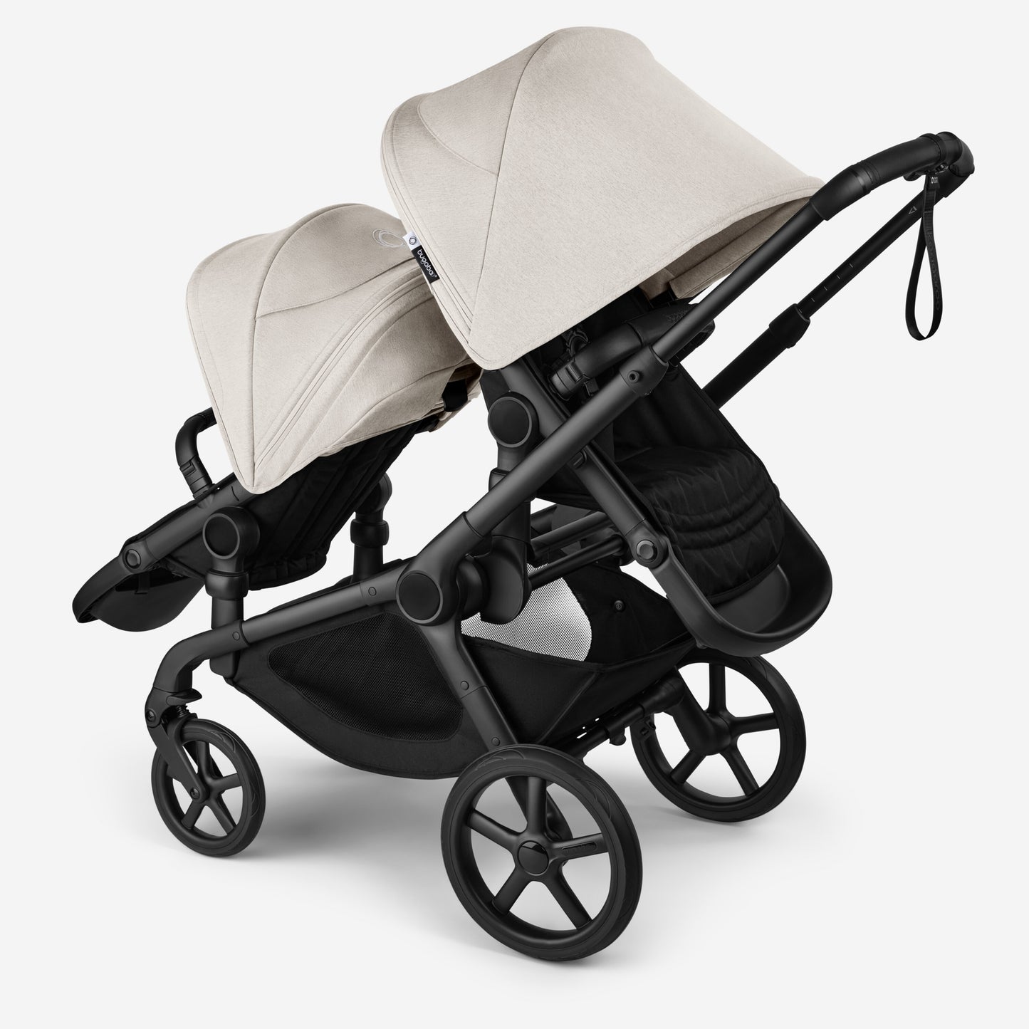 Bugaboo Kangaroo Tandem Complete - Black/Misty White