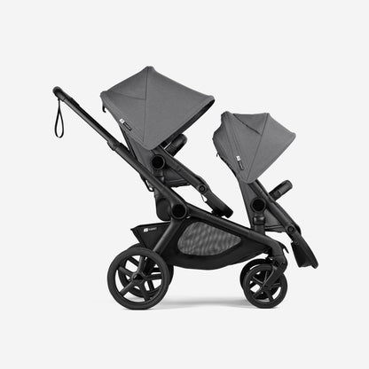 Bugaboo Kangaroo Tandem Complete - Black/Moon Grey PV007600