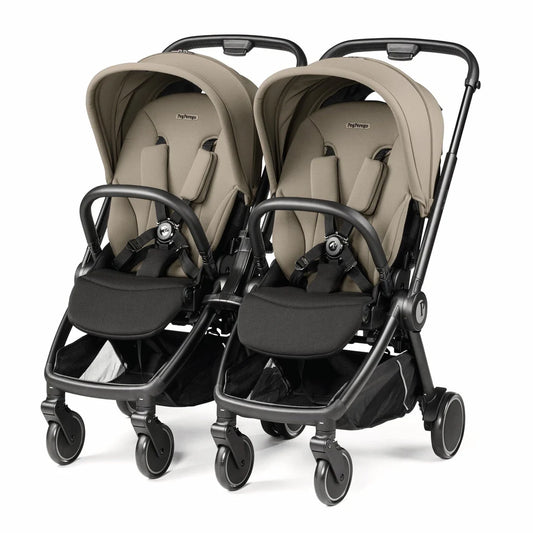 PEG City Loop Double Stroller Bundle - Black / Vanilla Blend CLP-DBL-VANBL