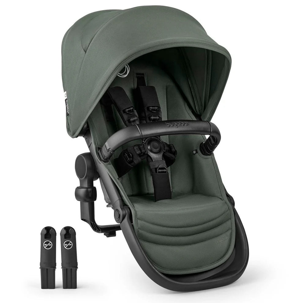 Bugaboo Kangaroo Sibling Seat-Midnight Black-Forest Green/Forest Green