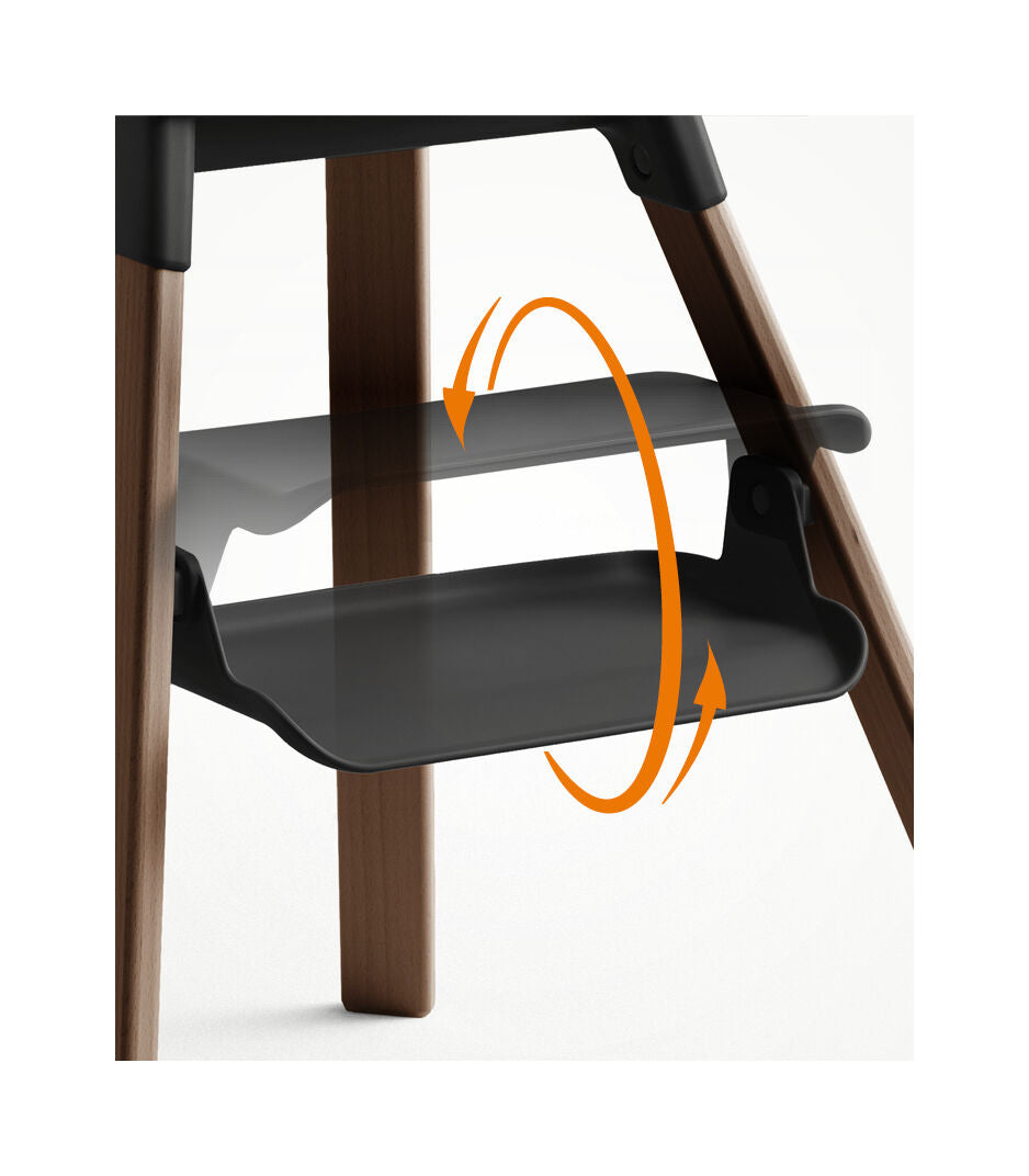 Stokke Clikk High Chair - Black / Warm Brown
