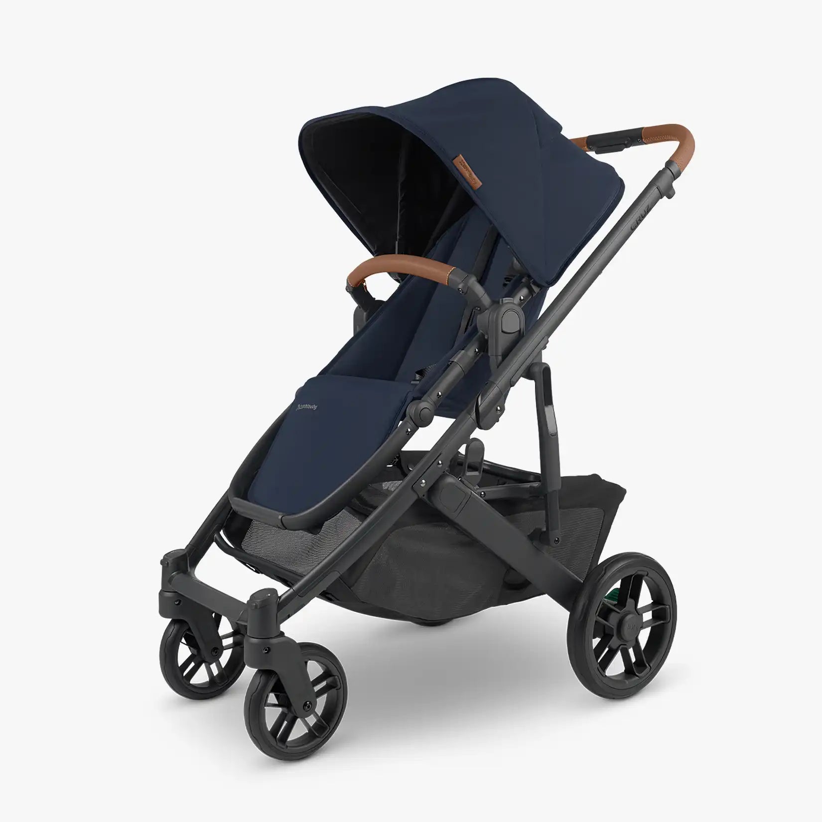 UPPAbaby CRUZ V2 Stroller - Noa (Navy/Carbon/Saddle Leather) 0420-CRZ-NA-NOA