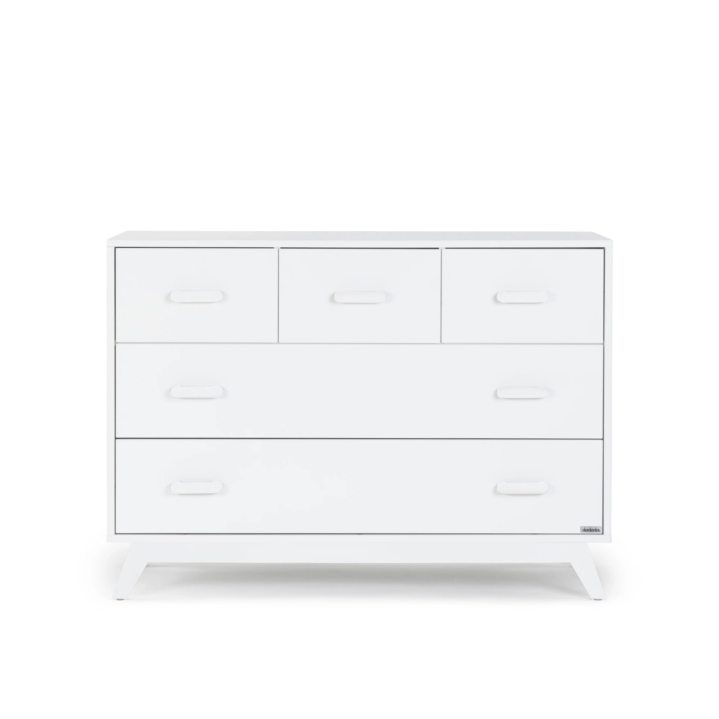 Dadada Soho 5-Drawer Nursery Dresser - White