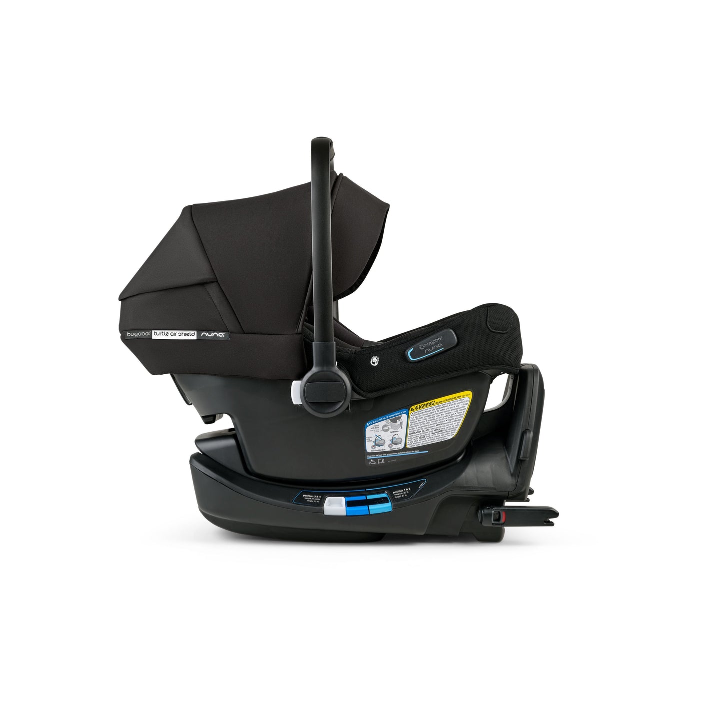 Bugaboo Turtle Air Shield By Nuna Infant Car Seat + Base - Black