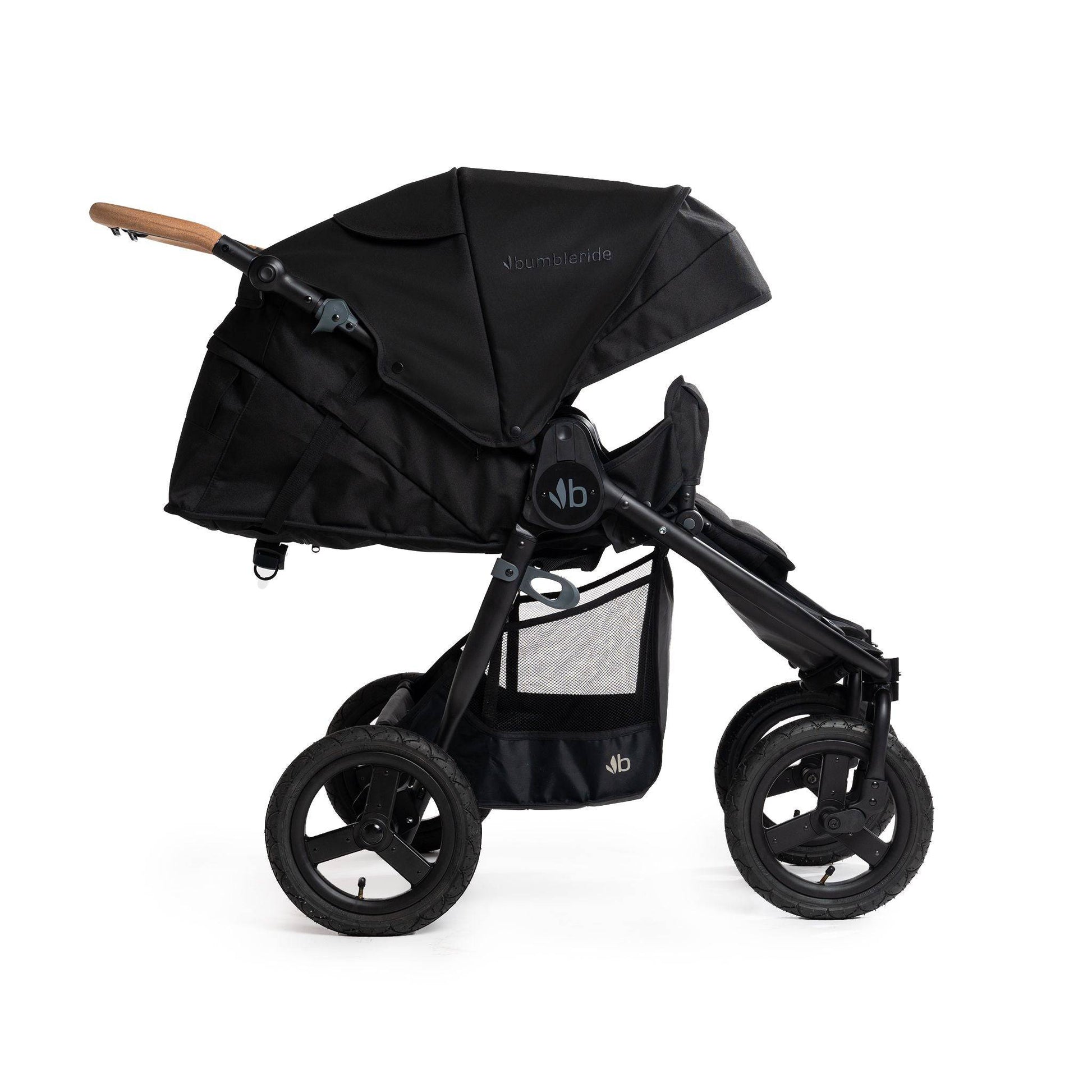 Bumbleride Indie Twin Double Stroller - Black - Traveling Tikes 