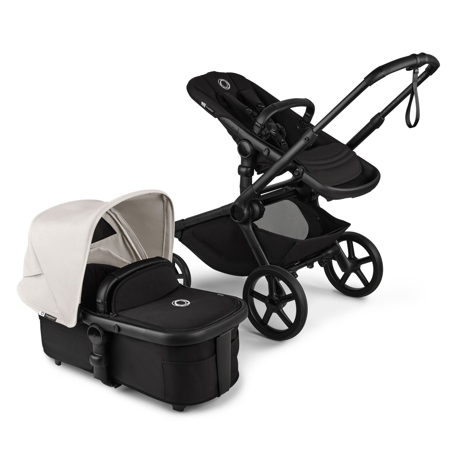 Bugaboo Kangaroo Complete - Black/Midnight Black-Misty White