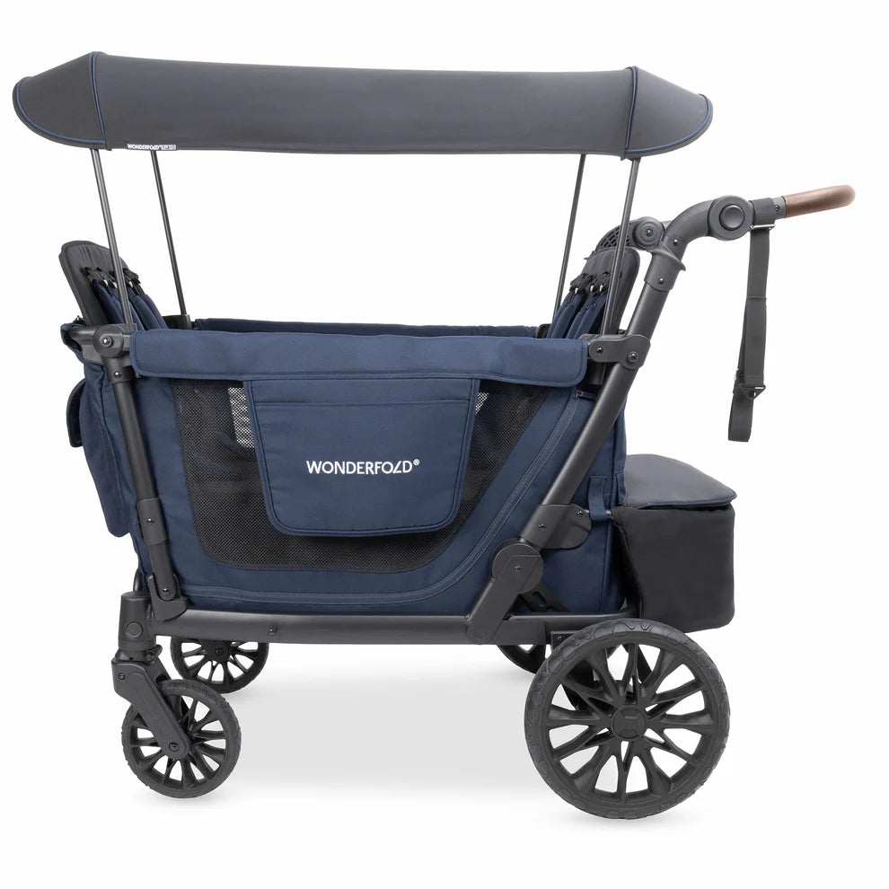 WonderFold L4 Quad (4 Seater) Stroller Wagon - Navy
