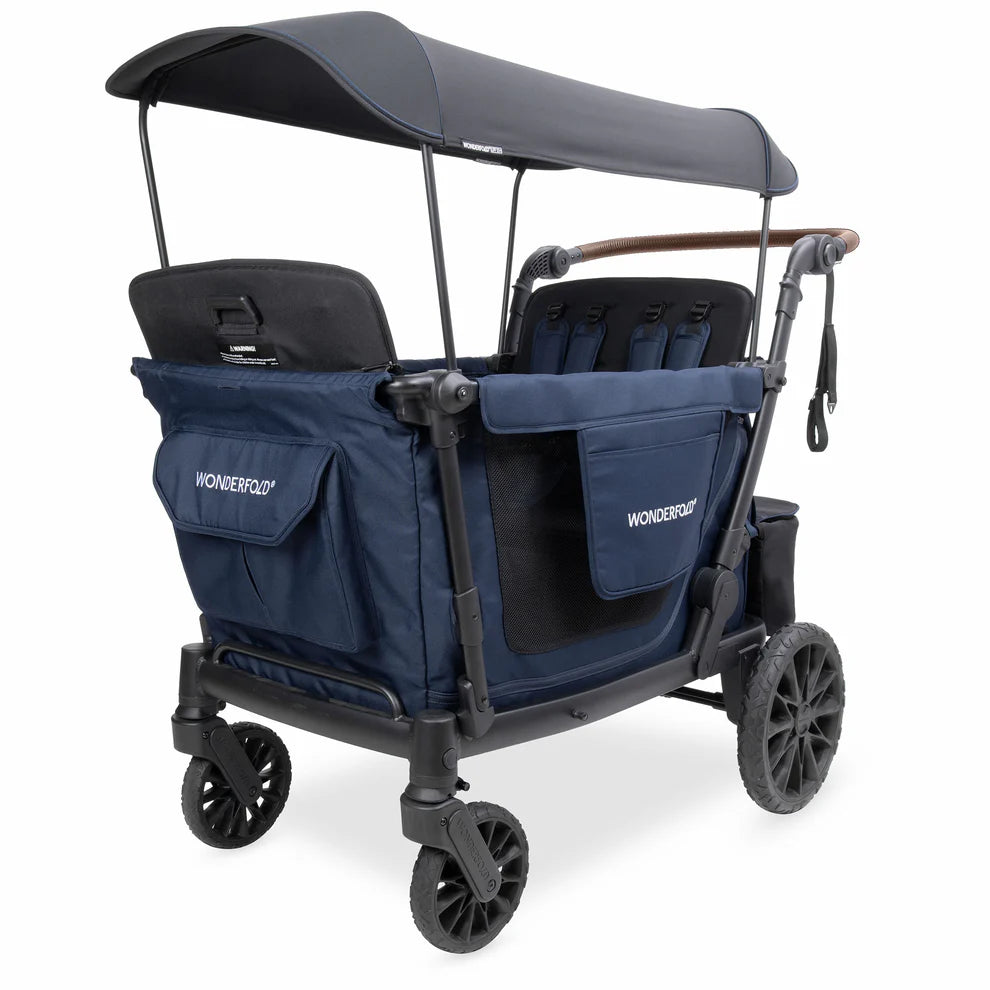 WonderFold L4 Quad (4 Seater) Stroller Wagon - Navy