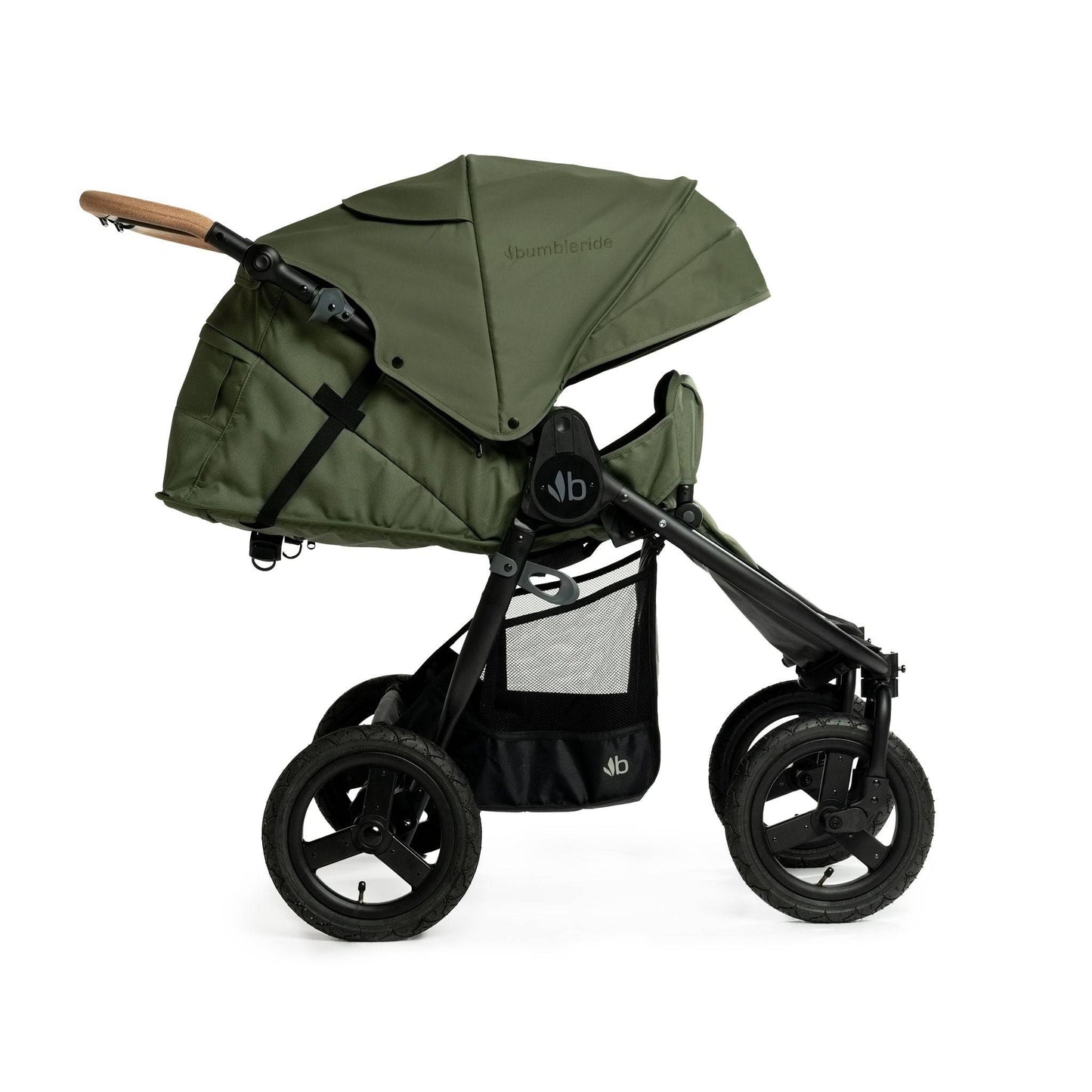 Bumbleride Indie Twin Double Stroller - Olive - Traveling Tikes 