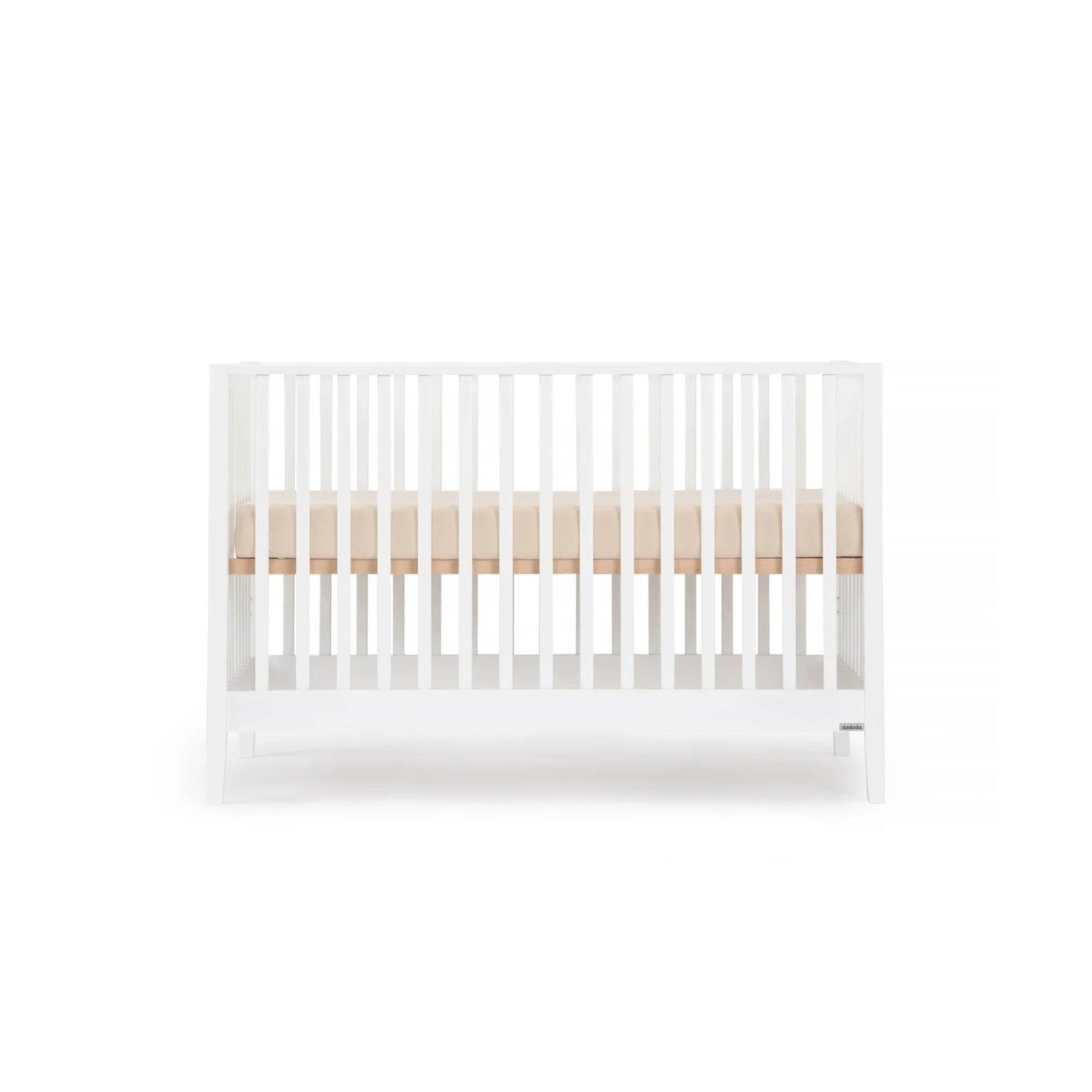 Dadada LaLa 3-in-1 Convertible Crib - White