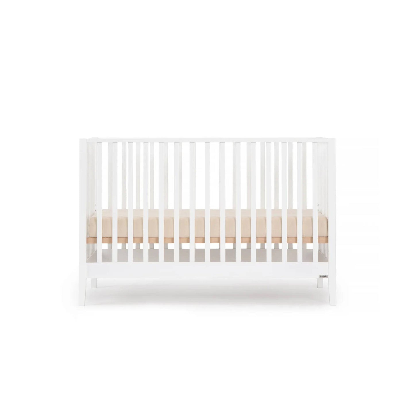 Dadada LaLa 3-in-1 Convertible Crib - White