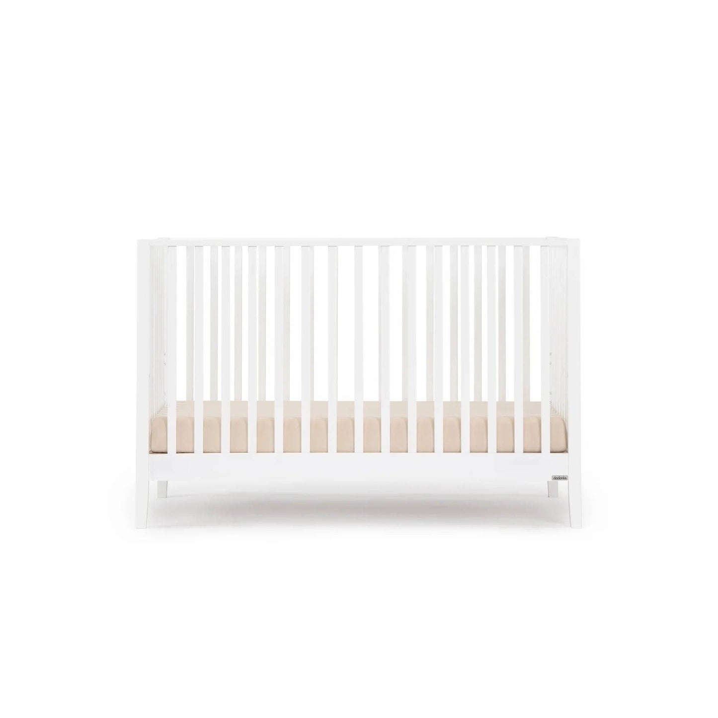 Dadada LaLa 3-in-1 Convertible Crib - White