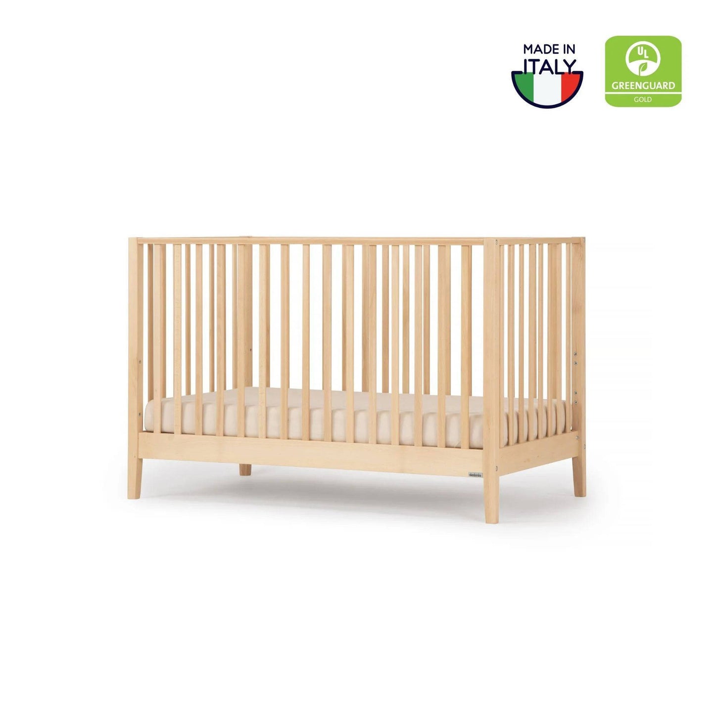 Dadada LaLa 3-in-1 Convertible Crib - Natural