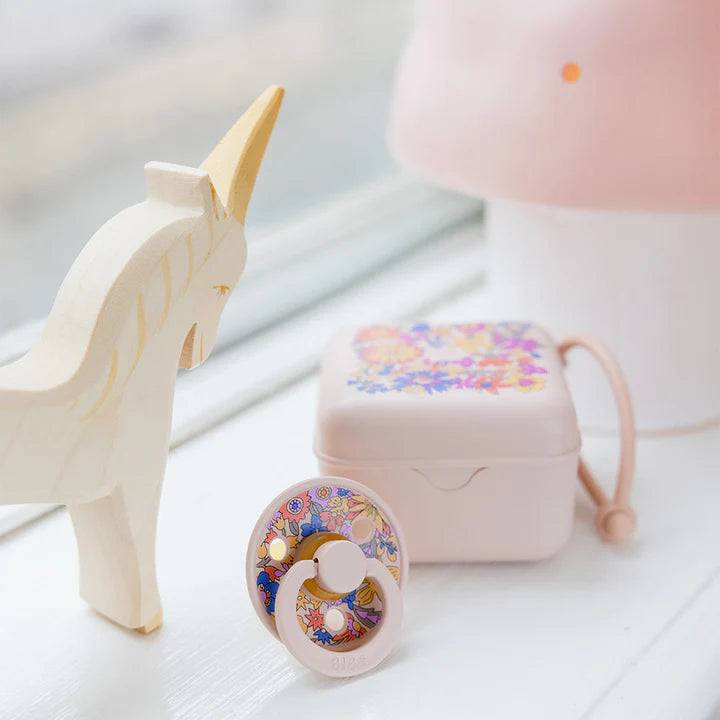 BIBS x LIBERTY Pacifier Box - June Blossom Blush