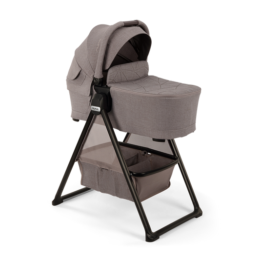 Nuna SWIV™ & TRIV™ BMW Series Bassinet + Stand - Umber CD15302GRA