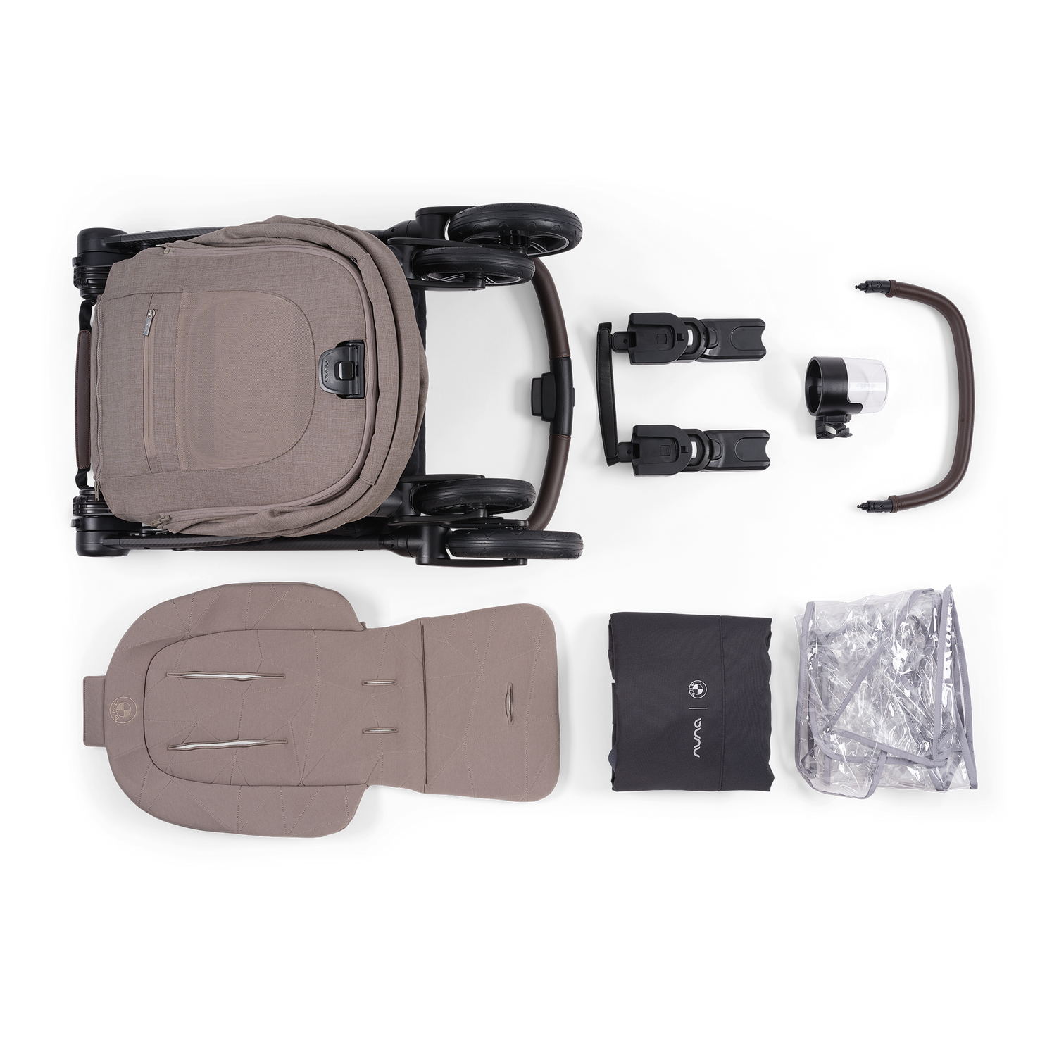 Nuna x BMW Swiv Lightweight Stroller - Umber