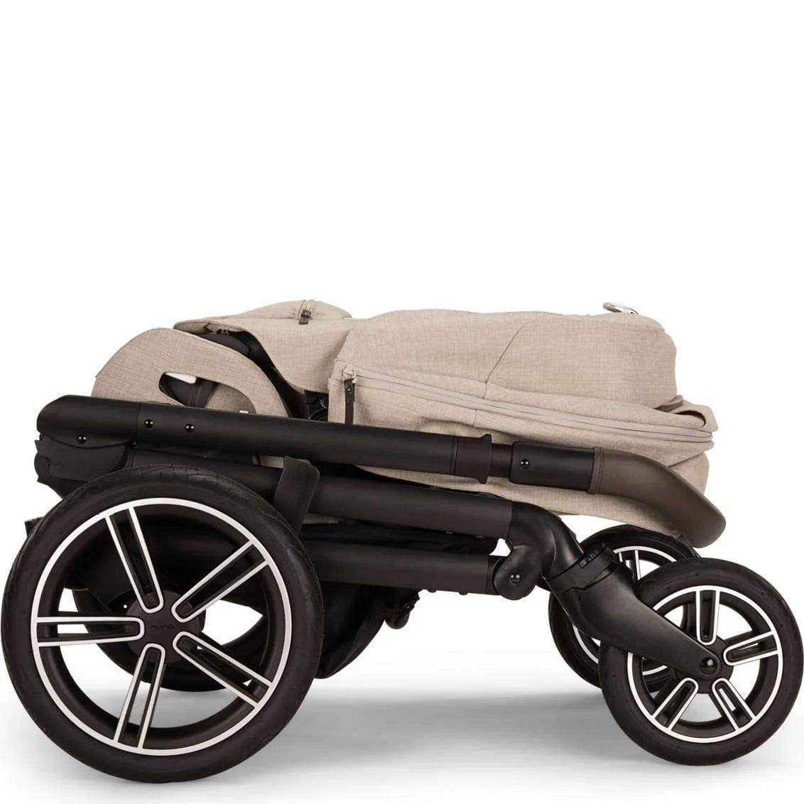 Nuna MIXX Next Stroller with Magnetic Buckle - Biscotti