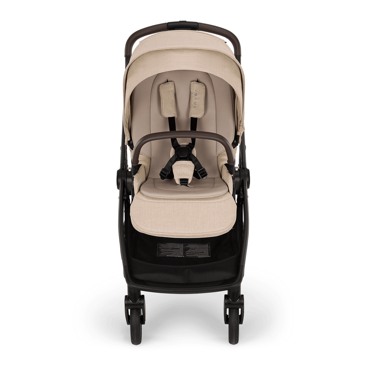 Nuna SWIV Stroller | 360° Swivel Wheels - Biscotti