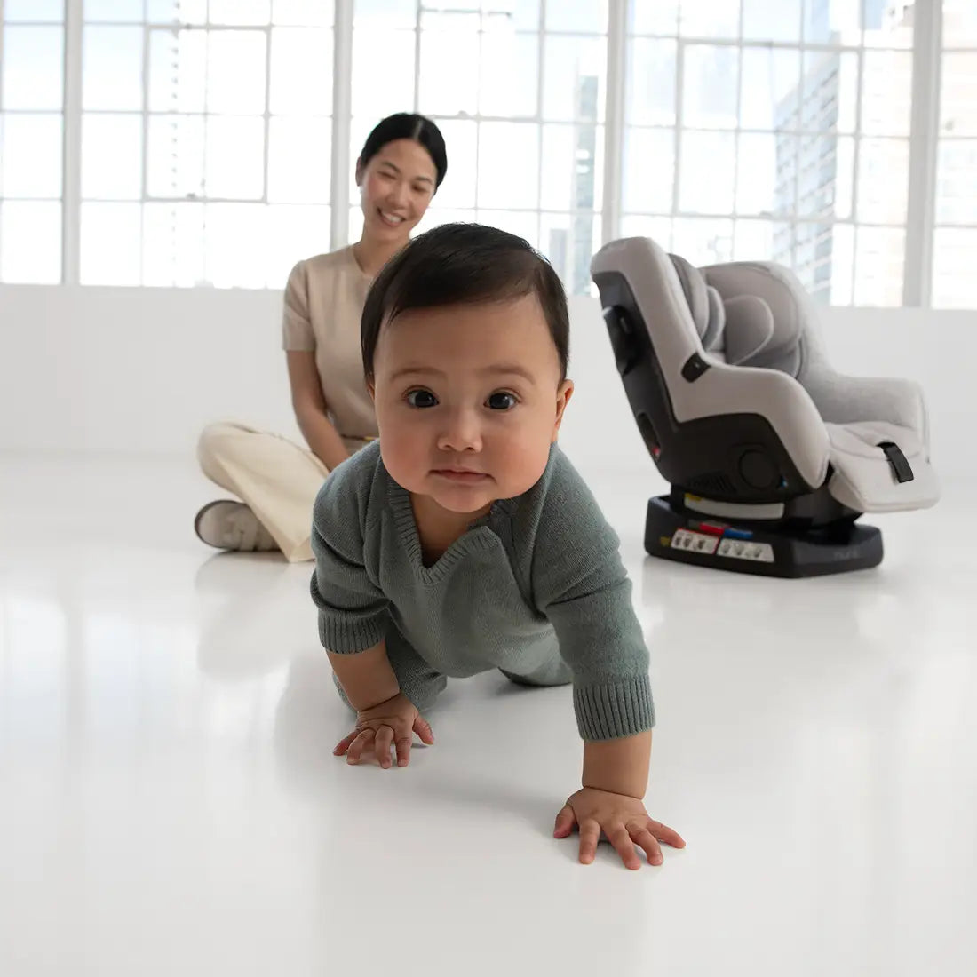 Nuna Rava Convertible Car Seat - Sterling (Flame Retardant Free)