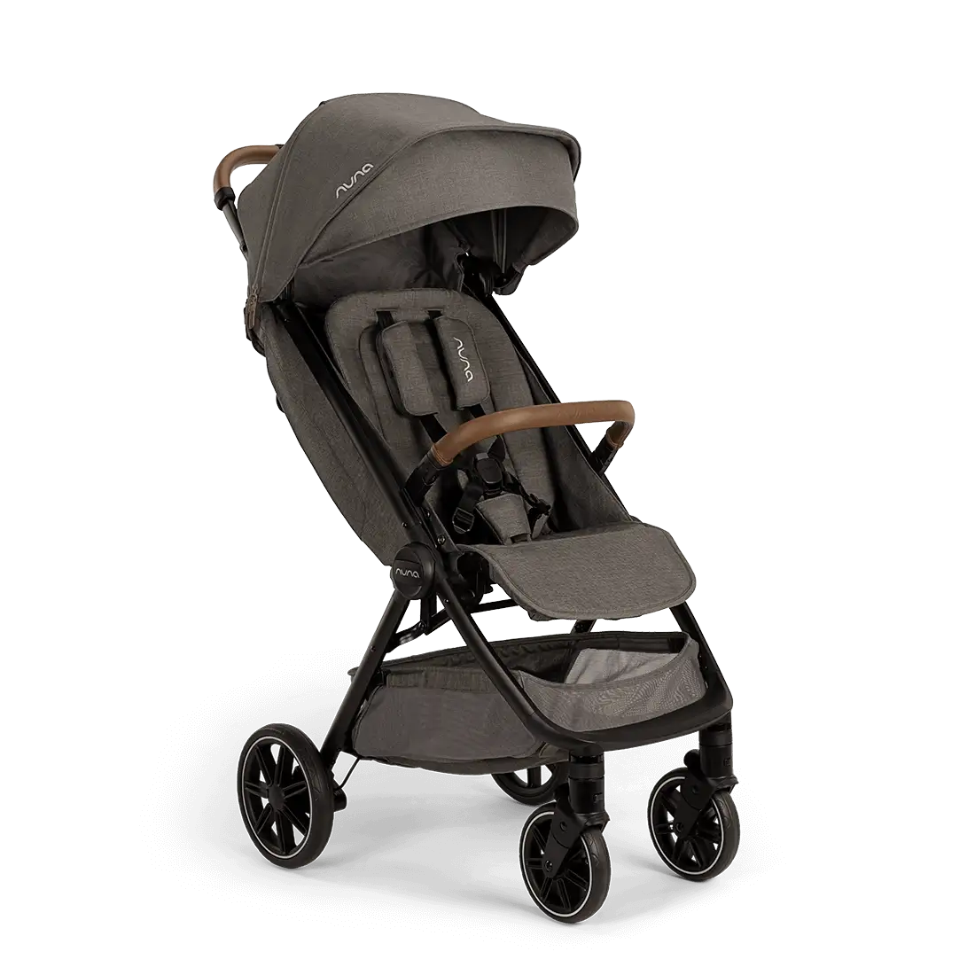 Nuna TRVL LX Self-Folding Compact Stroller - Granite - Traveling Tikes 