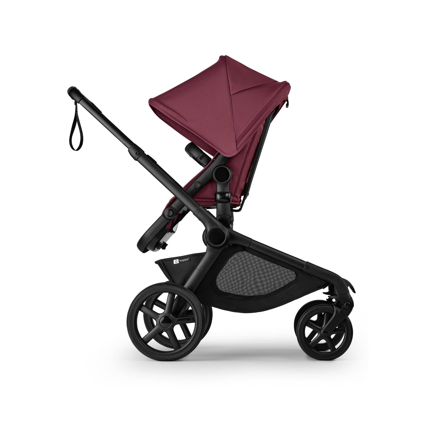 Bugaboo Kangaroo Complete - Black/Dark Cherry-Dark Cherry